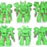 Astrodonts - 6 models (green)