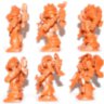 Astrodonts - 6 models (orange)