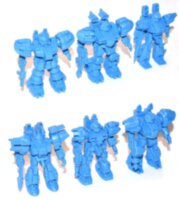 Astrodonts - 6 models (blue)